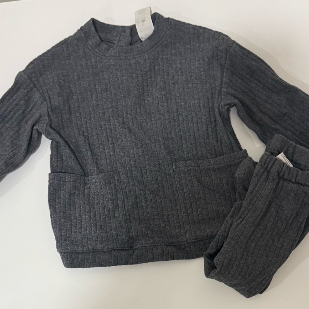 H&M Charcoal Knit Set